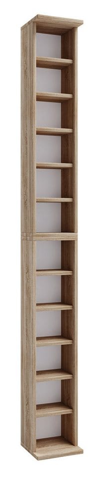 VCM Regal »Bigol«, BxHxL: 20 x 180 x 21 cm, Holzwerkstoff - braun