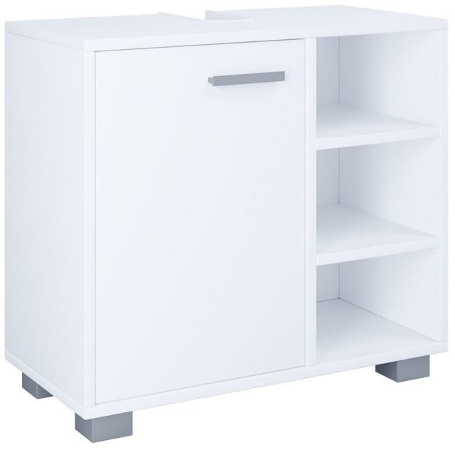 VCM Waschbeckenunterschrank »Zalo«, BxHxL: 30 x 54,8 x 60 cm, Holzwerkstoff - weiss