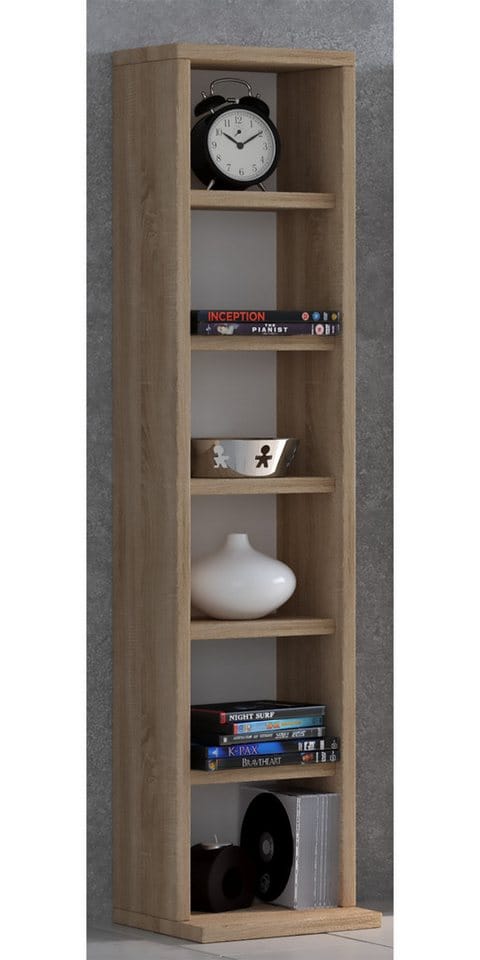 VCM Regal »Elementa«, BxHxL: 20 x 91,8 x 21 cm, Holzwerkstoff - braun