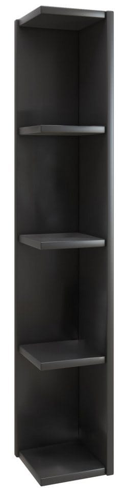 VCM Regal »Honsa«, BxHxL: 17 x 97 x 15 cm, Holzwerkstoff - schwarz