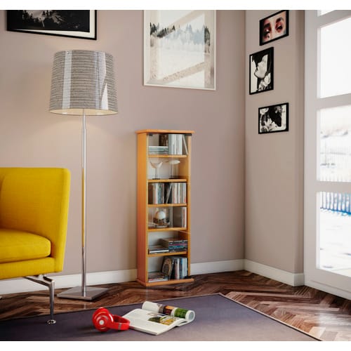 VCM Regal »Vetro«, BxHxL: 18 x 91,5 x 31 cm, Holzwerkstoff - braun