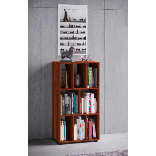 VCM Regal »Wotino«, BxHxL: 40 x 114 x 60 cm, Holzwerkstoff - braun