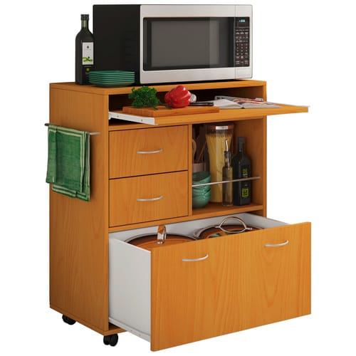 VCM Küchenwagen »Kicha«, BxH: 70 x 86 cm, Holzwerkstoff - braun