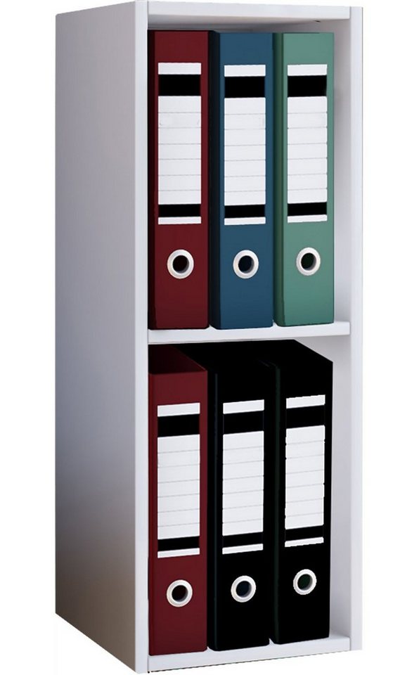 VCM Regal »Offas 2«, BxHxL: 30 x 72 x 34 cm, Holzwerkstoff - weiss Bild 3