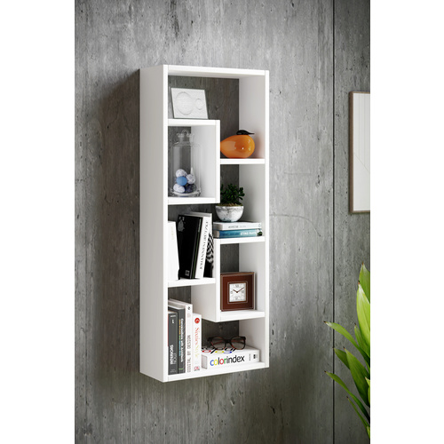 VCM Regal »Vilota«, BxHxL: 14,5 x 92,4 x 36 cm, Holzwerkstoff - weiss Bild 2