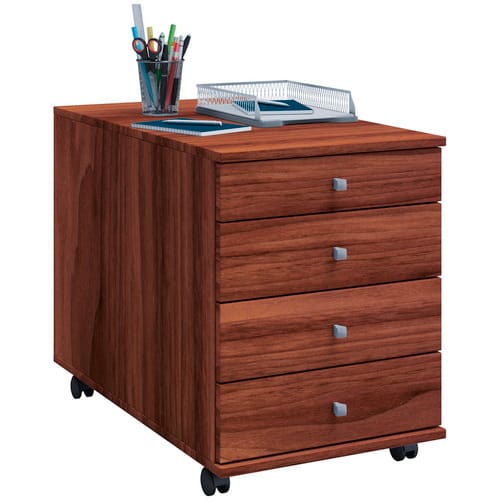 VCM Rollcontainer »Lona Maxi «, BxH: 42 x 57 cm, Holzwerkstoff - grau