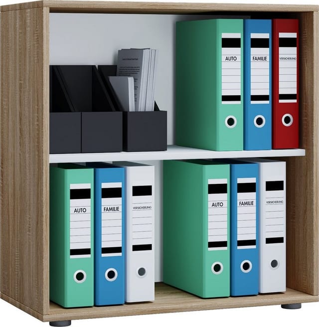 VCM Regal »Lona L ohne Türen«, BxHxL: 37 x 74 x 70 cm, Holzwerkstoff - braun