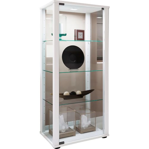 VCM Vitrine »Kavisa«, BxH: 50 x 114,5 cm, Holzwerkstoff/Glas - schwarz