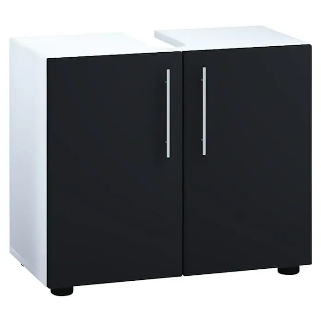 VCM Waschbeckenunterschrank »Flandu «, BxHxL: 29,6 x 50,7 x 60,2 cm, Holzwerkstoff - schwarz