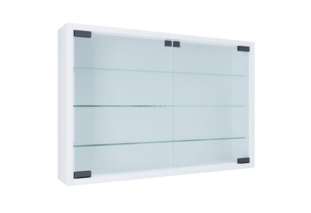 VCM Vitrine »Mandosa M«, BxH: 60 x 40 cm, Holzwerkstoff/Glas - weiss