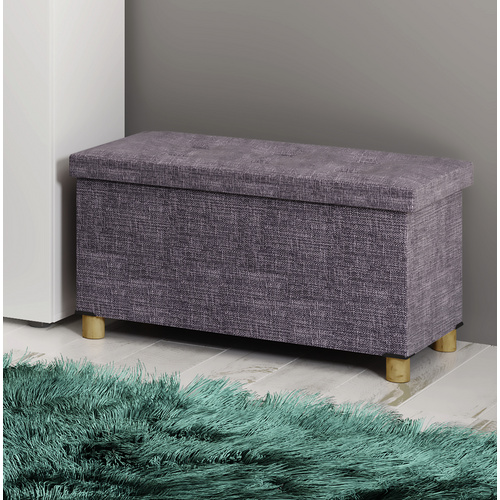 VCM Truhenbank »Sizos L«, HxL: 40 x 76 cm, max. Belastung: 100 kg - schwarz