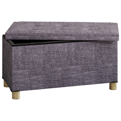 VCM Truhenbank »Sizos L«, HxL: 40 x 76 cm, max. Belastung: 100 kg - schwarz Bild 3