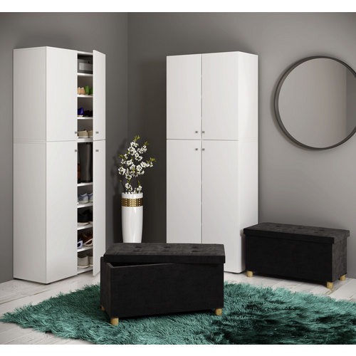 VCM Truhenbank »Sizos L«, HxL: 40 x 76 cm, max. Belastung: 100 kg - schwarz Bild 4