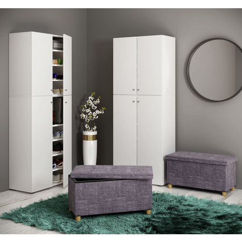 VCM Truhenbank »Sizos L«, HxL: 40 x 76 cm, max. Belastung: 100 kg - grau Bild 4