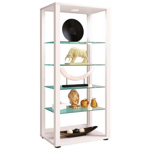 VCM Vitrine »Glasol«, BxH: 51,8 x 114,5 cm, Holzwerkstoff/Glas - weiss
