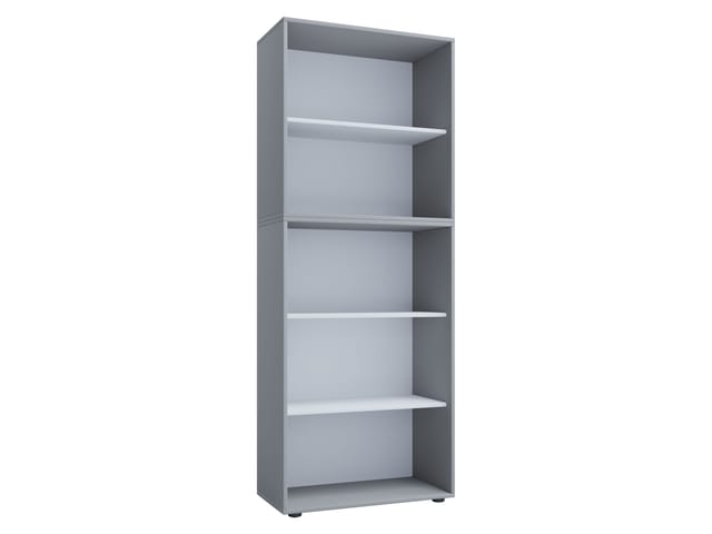 VCM Regal »Lona XXL ohne Türen«, BxHxL: 37 x 183 x 70 cm, Holzwerkstoff - grau