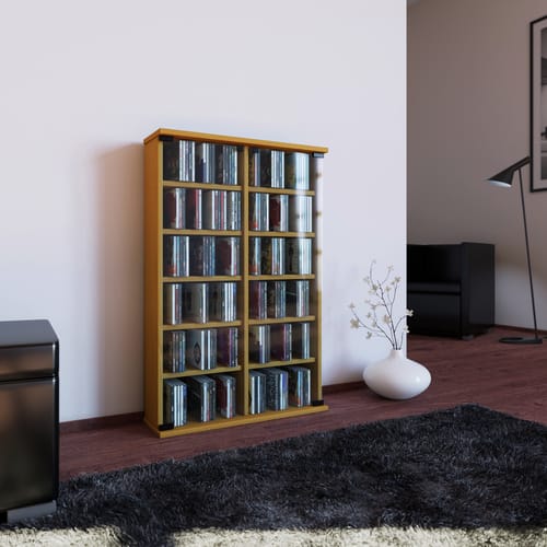 VCM Regal »Roma«, BxHxL: 18 x 91,5 x 60 cm, Holzwerkstoff - braun