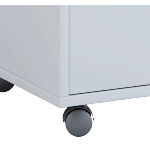 VCM Rollcontainer »Masola«, BxHxL: 38 x 54 x 45 cm, Holzwerkstoff - weiss
