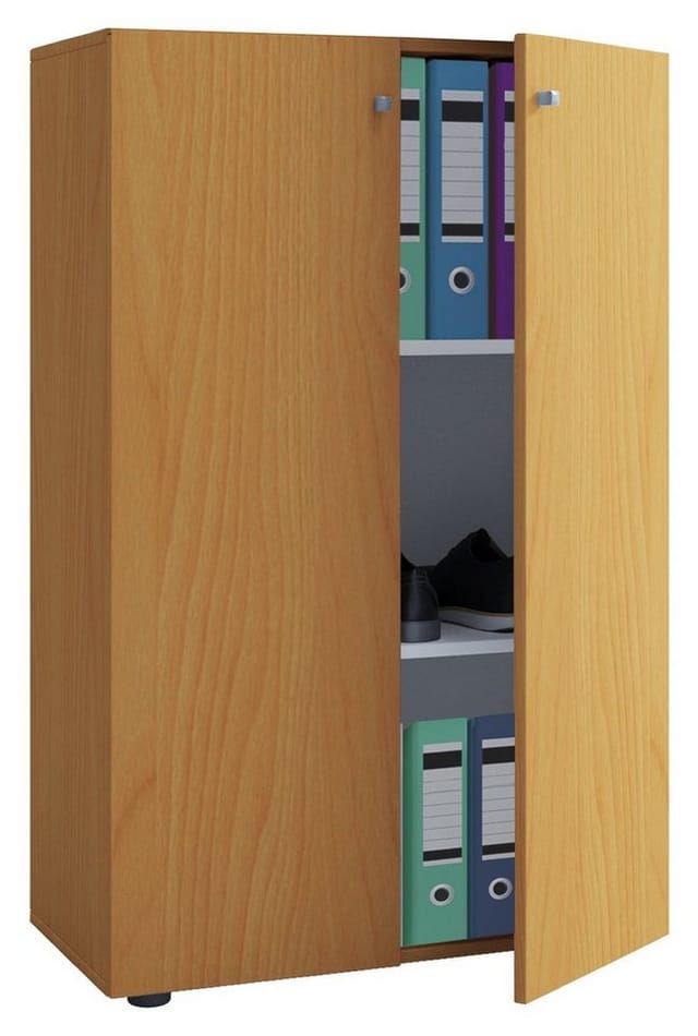 VCM Büroschrank »Lona XL«, BxHxL: 39 x 110 x 70 cm, Holzwerkstoff - braun