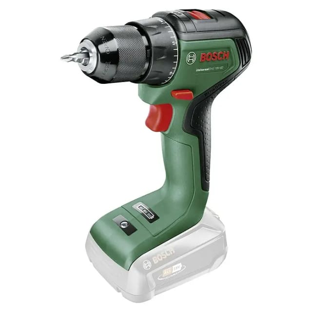 BOSCH HOME & GARDEN Akku-Bohrschrauber »UniversalDrill«, 18V-60, ohne Akku und Ladegerät - gruen