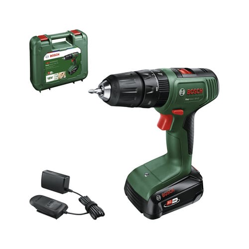 BOSCH HOME & GARDEN Akku-Schlagbohrer »EasyImpact 18V-40«, inkl. 1,5Ah Akku und Ladegerät - gruen