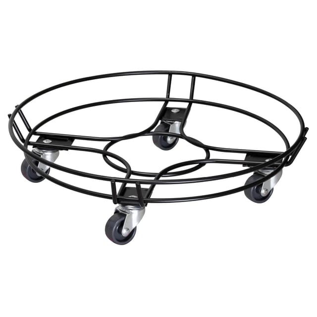 WAGNER SYSTEM Pflanzenroller Ø 38 cm, Metall - schwarz