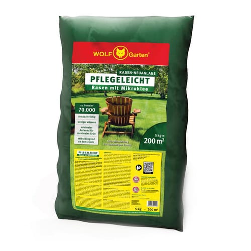 WOLF GARTEN Rasensamen, 5 kg, ausreichend für 200 m²