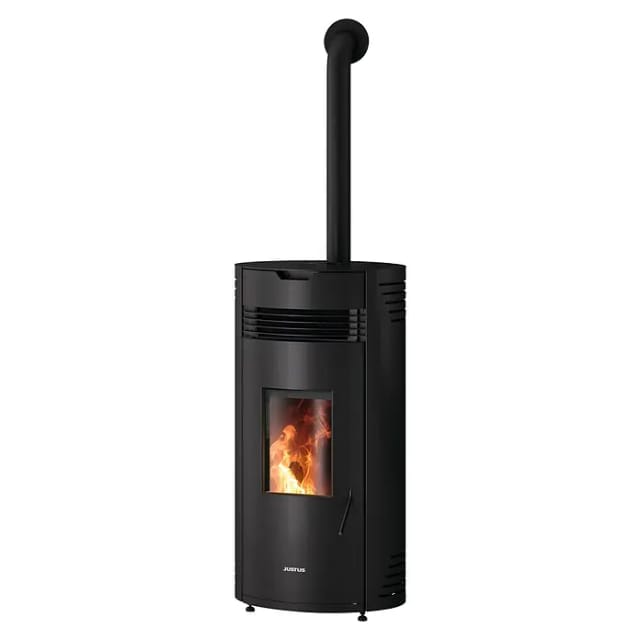 JUSTUS Pelletofen »Norta«, schwarz, Stahl, 8 kW
