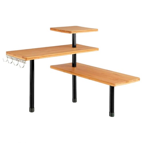 ADOB Küchenregal, BxHxL: 22 x 36 x 44 cm - schwarz