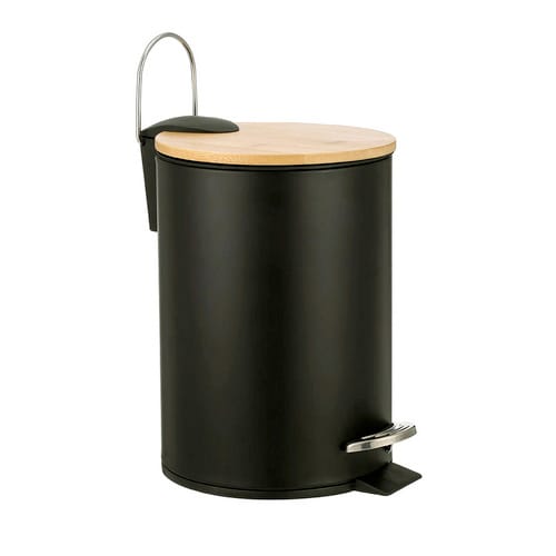 ADOB Kosmetikeimer, 3 l, Metall - schwarz
