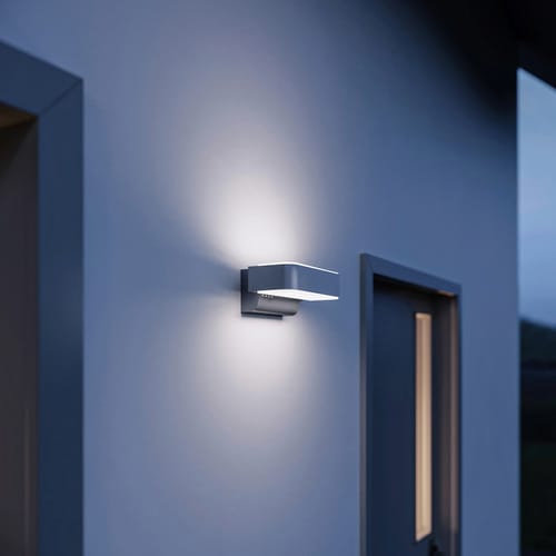 STEINEL Außenleuchte »L 810 C«, Eckig, Aluminium - grau