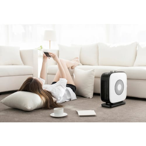 MIDEA Raumheizer, 1500 w, 2 Leistungsstufen - schwarz