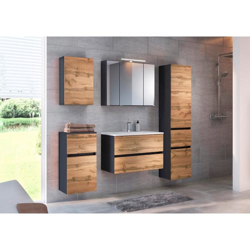 HELD MÖBEL Seitenschrank »Lucca«, BxHxT: 40 x 180 x 35 cm - bunt
