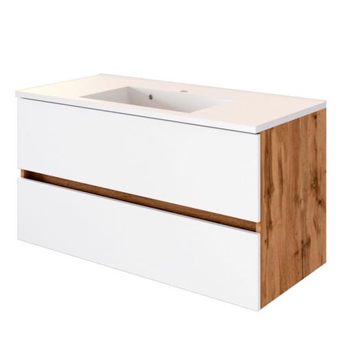 HELD MÖBEL Waschtisch »Lucca«, BxHxT: 100 x 54 x 47 cm - weiss