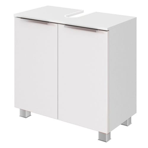 HELD MÖBEL Waschbeckenunterschrank »Garda«, BxHxT: 60 x 55 x 35 cm - weiss
