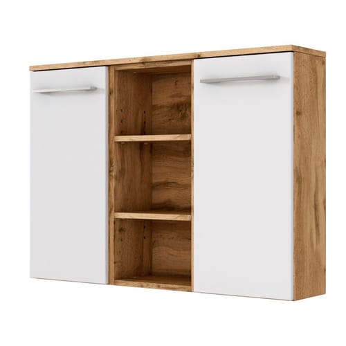 HELD MÖBEL Sideboard »Livorno«, BxHxT: 90 x 66 x 20 cm - weiss