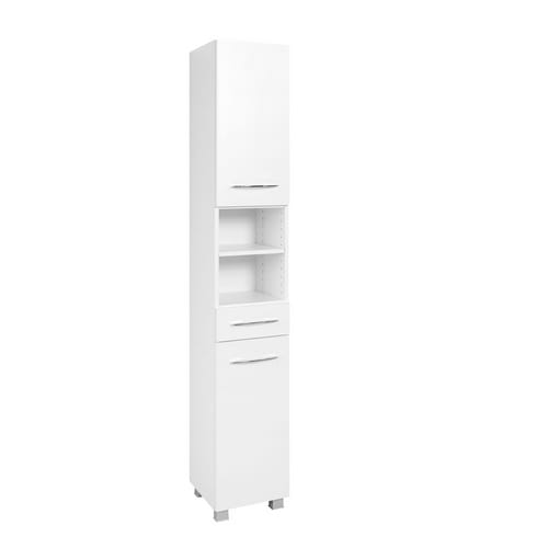 HELD MÖBEL Seitenschrank »Portofino«, BxHxT: 30 x 180 x 35 cm - weiss