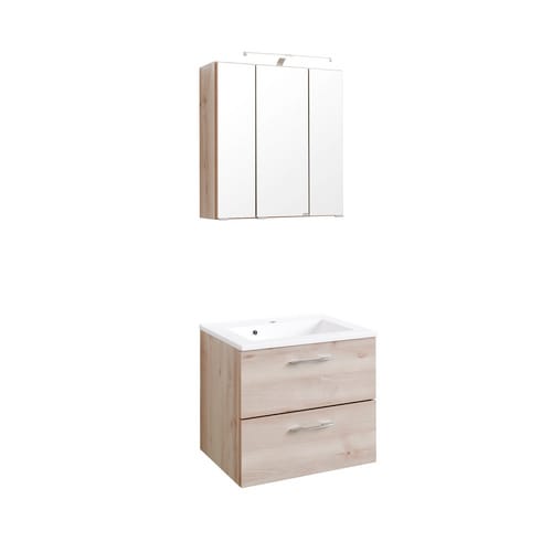 HELD MÖBEL Waschtisch-Set »Portofino«, BxHxT: 60 x 54 x 47 cm - bunt