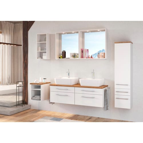 HELD MÖBEL Waschtisch »Davos«, BxHxT: 120 x 54 x 47 cm - weiss