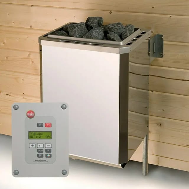 WEKA Saunahaus »SALO«, BxHxT: 646 x 237 x 338 cm - braun