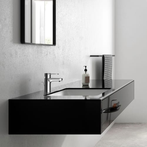 HANSGROHE Waschtischarmatur »Vernis S«, Anschluss: 3/8", Messing - silberfarben