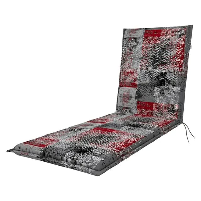 DOPPLER Gartenmöbelauflage »Spot«, BxL: 60 x 195 cm, Polyester - rot