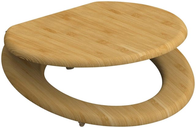 SCHÜTTE WC-Sitz »NATURAL BAMBOO«, bambus, oval - braun