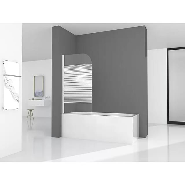 Marwell Duschabtrennung, BxH: 75 x 140 cm, 1-teilig - weiss