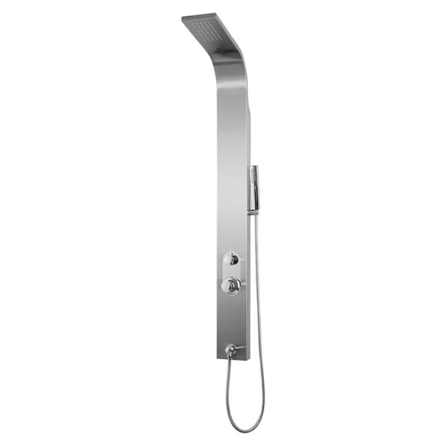 Marwell Duschpaneel »Care«, Höhe: 150 cm, Aluminium - braun
