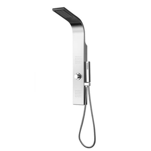 Marwell Duschpaneel »Tron«, Höhe: 150 cm, Aluminium - braun