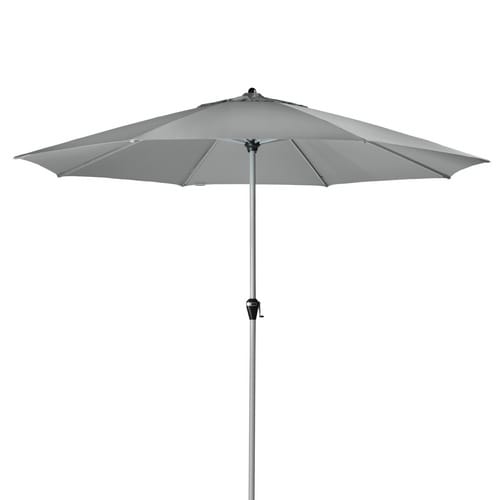 DOPPLER Sonnenschirm »Active«, ØxH: 376 x 280 cm, achteckig, Sonnenschutzfaktor: 50+ - grau