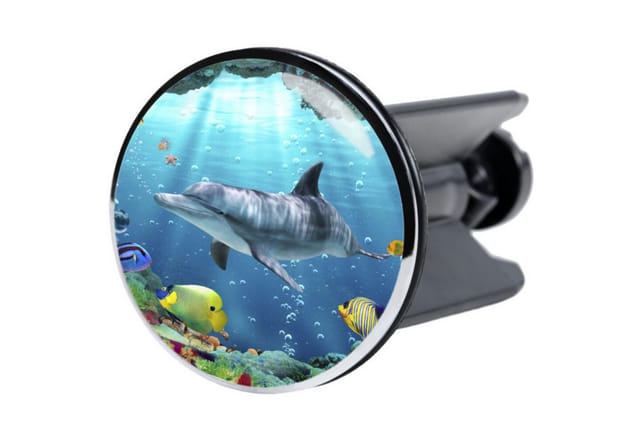 Sanilo Waschbeckenstöpsel Delphin Korallen - bunt