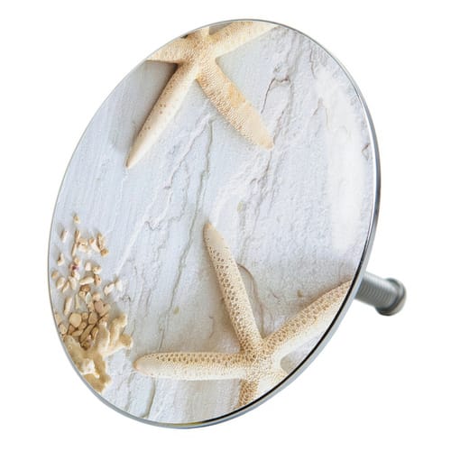 Sanilo Badewannenstöpsel, Ø: 7,2 cm, Messing - grau