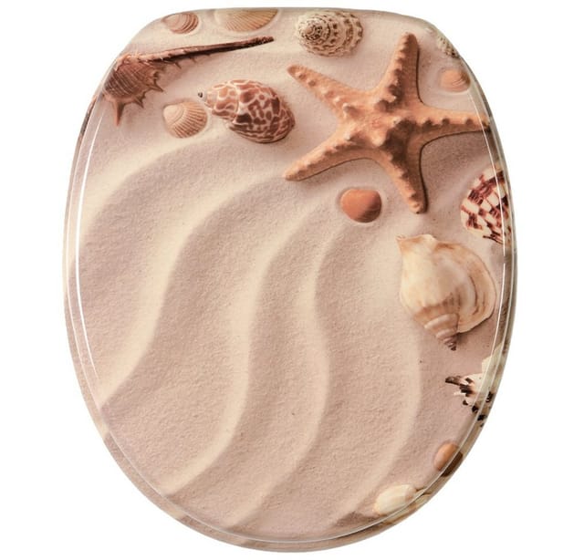 Sanilo WC-Sitz, BxL: 37,7 x 47 cm, Sanibel - beige